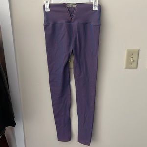 NEVER BEEN WORN Lace up Purple and Pink Leggings